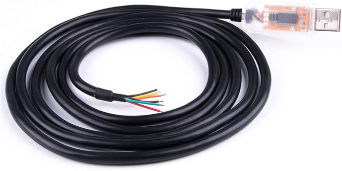 USB to RS485 Level Serial UART Converter Cable FT232RL Chipset 6 Way Wire End Stripped Cable USB-RS485-WE-1800-BT