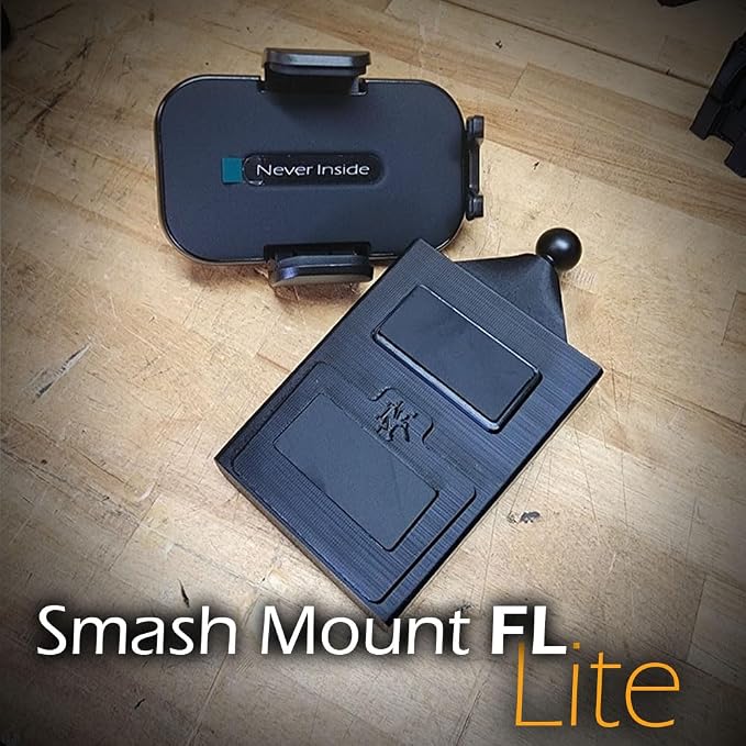 Smash Mount FL, Cascadia Phone Holder Kit 2018-2026, 1 inch RAM Compatible or 17mm Ball Phone Mount Setup for Truckers (FL Lite Smash Mount)