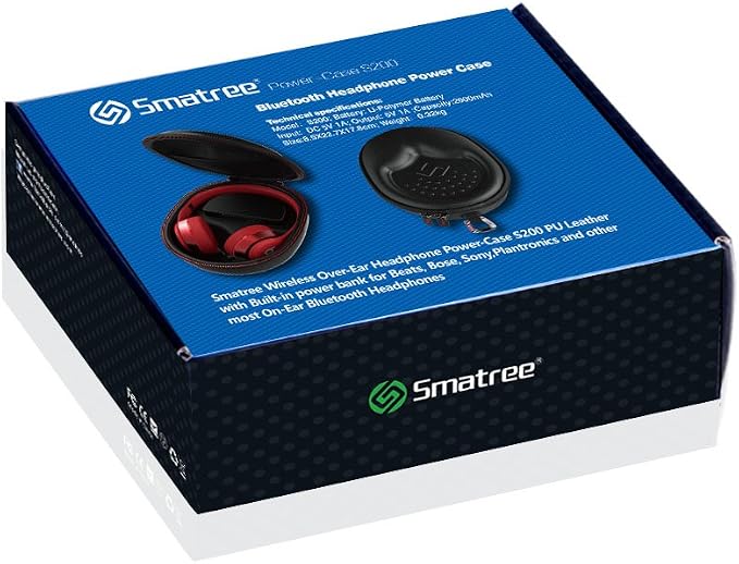 Smatree Charging Case Compatible for Beats Solo 4/Studio Pro/Solo2/Solo3/Studio3, Compatible for Sony WH-CH720N/WH-CH520/WH-1000XM5/WH-1000XM4 Headphone (Headphone is NOT Included)