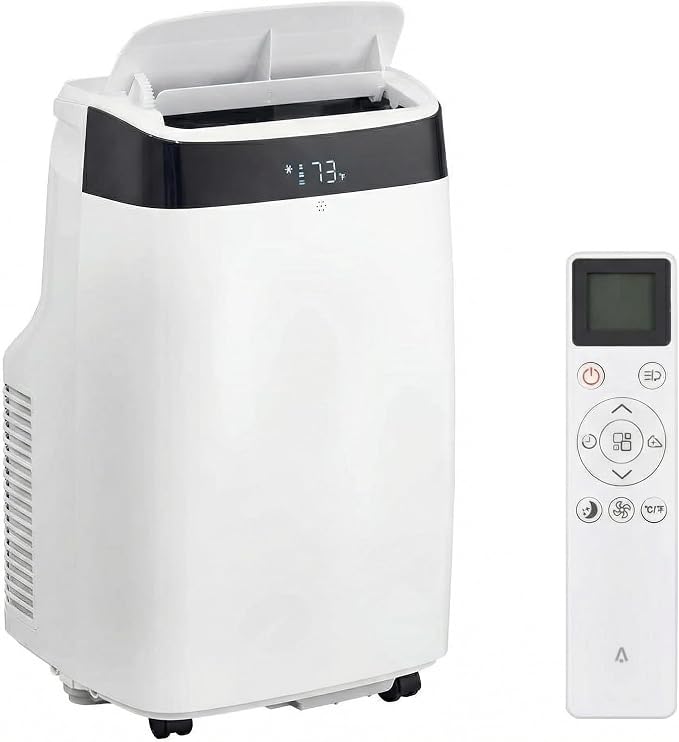 10,000 BTU Portable Air Conditioners, 3-in-1 Portable AC with Cool, Dry, Fan and Sleep Modes, Room Air Conditioners with 24H Timer, Self-Evaporation, Low Noise 48 dB, for Bedroom, Office