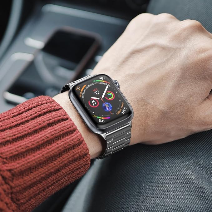 EPULY Metal Band Compatible with Apple Watch Bands for Men 49mm 46mm 45mm 44mm 42mm 41mm 40mm 38mm, Business Stainless Steel Strap for iWatch Bands Series 11 10 9 8 7 6 5 4 3 2 1, SE3 2 1, Ultra3 2 1