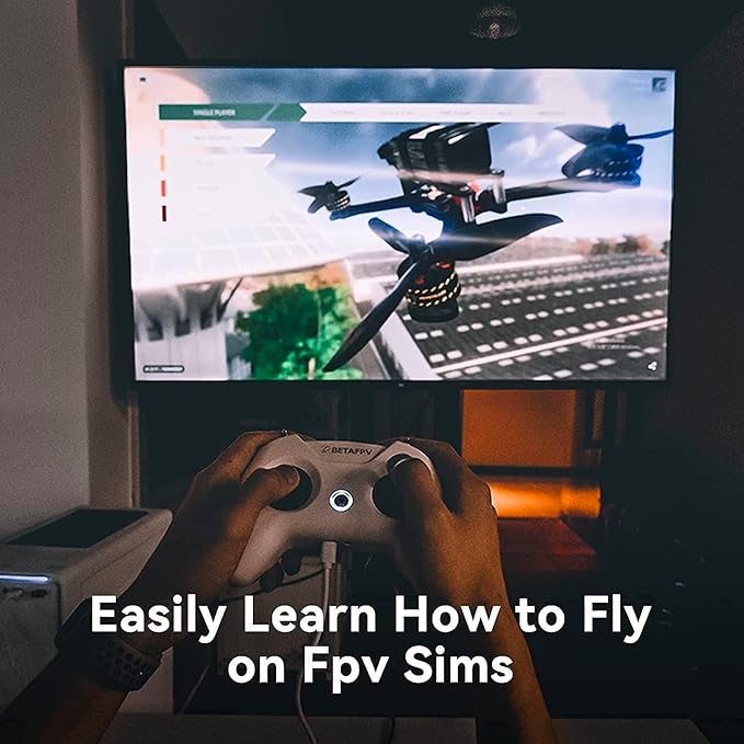 BETAFPV Cetus FPV Kit RTF for Brushed Racing Drone with LiteRadio 2 SE Transmitter VR02 FPV Goggles, Fly FPV Drone Kit for Beginners to Fly Faster Further