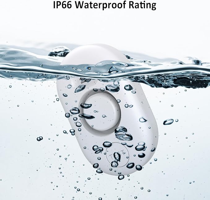 WiFi Water Leak Detector for Home with App Notification, 1 Gateway+10 Sensor, 120dB Flood/Drip Alarm for Basement/Kitchen/Bathroom/Toilet/Laundry Room, Under Sink/Drain/Pipe Leakage, W13+WD61x10-White