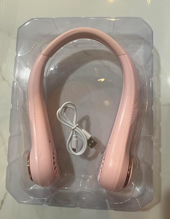 Hanging neck fan (Pink)