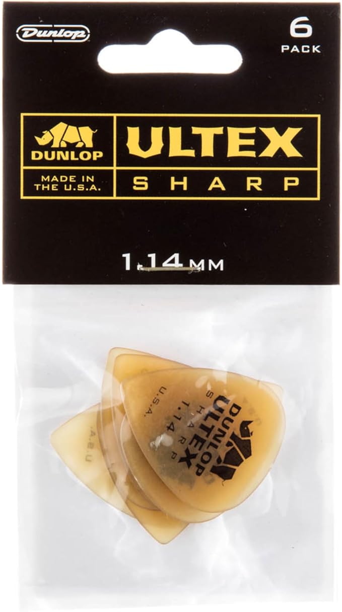 Jim Dunlop Ultex® Sharp Pick 1.14MM - 72 Pack