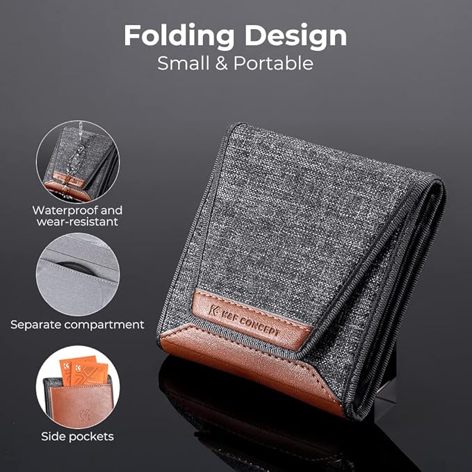 K&F Concept 52mm UV/CPL/ND Lens Filter Kit (3 Pieces)-18 Multi-Layer Coatings, UV Filter + Polarizer Filter + Neutral Density Filter (ND4) + Cleaning Cloth+ Filter Pouch for Camera Lens (K-Series)