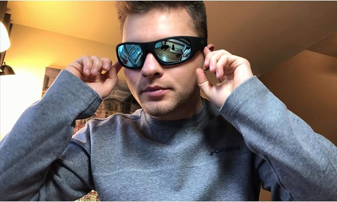 OhO sunshine Bluetooth Audio Sunglasses, Lightweight Open Ear Sport Glasses, 10H Playtime,Water Resistant with Voice Control