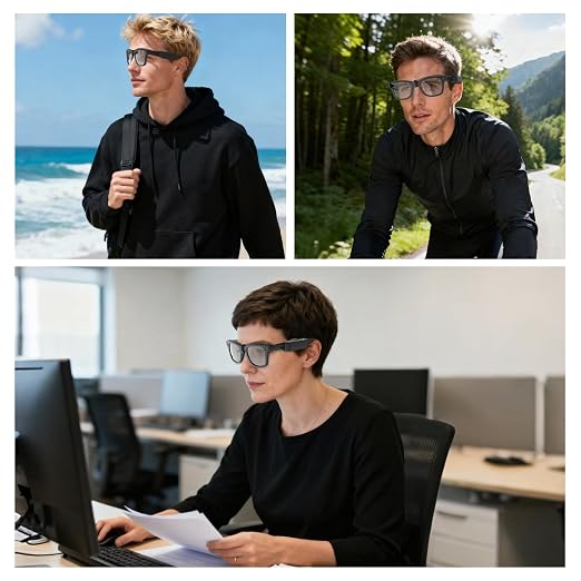 Charger Compatible with Ray-Ban Meta Gen2 Smart Glasses Skyler Headliner Wayfarer Oakley HSTN Extends Usage time by 1.3 Times, Ultra-Lightweight Clip-on Design Charge