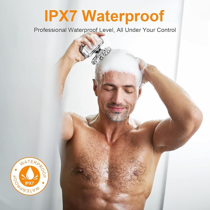 Head Shaver for Bald Men,2024 Upgrade 9-in-1 Men’s Electric Shaver Bald Head Shaver for Men,Electric Razor for Bald Men IPX7 Waterproof Rotary Shaver Grooming Kit with LED Display