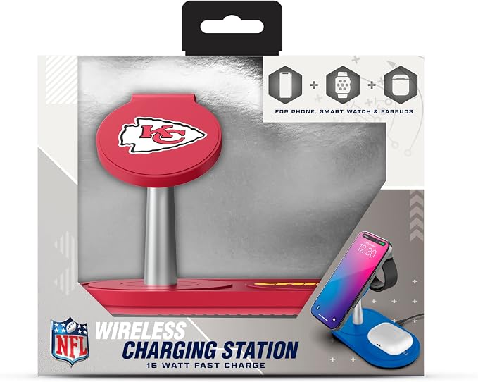 SOAR NFL 3-in-1 Wireless Charging Station