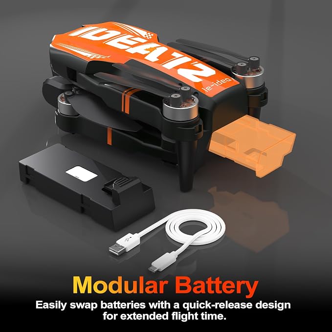 LE-IDEA GPS Drone with Camera for Adults, IDEA12GPS Drone with Camera 4K | Brushless Motor, Auto Return Home, Follow Me, Foldable, RC Quadcopter for Beginners Foldable Toys Gifts, Under 249g