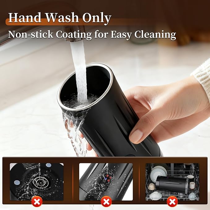 NUQ Milk Frother and Steamer, 4-in-1 Electric Hot & Cold Foam Maker for Coffee with Auto Shut-Off, Temperature Control for Latte, Cappuccino, Macchiato