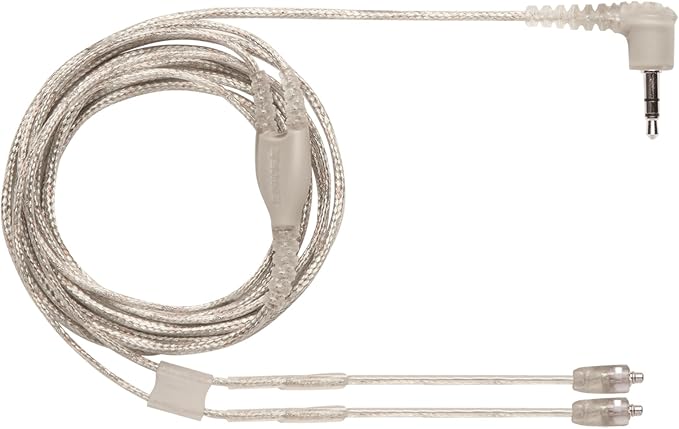 Shure EAC64CLS 64-Inch Clear Detachable Earphone Cable with Silver MMCX Connection for SE846 Earphones