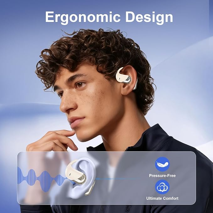 AI Translator Earbuds Real-Time 144 Languages & Accents, 3-in-1 Open Ear Wireless Bluetooth Earbuds with Charging Case,Translation Device for Travel Business Learning Compatible with iOS and Android