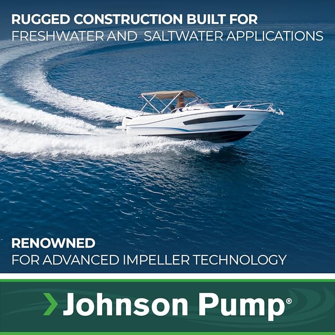 Johnson Pumps 166004B PRO Series 1600 GPH Livewell/Baitwell Aerating Pump, 12V (16004B), Bronze