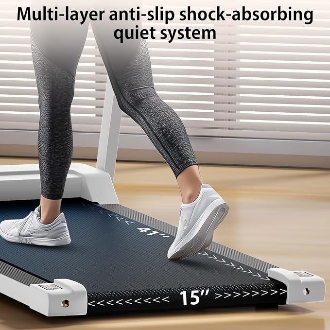 AoraPulse Portable Foldable Treadmills for Home, Small Folding Treadmill for Home Office with 300 LBS Capacity, Walking Running Exercise Electric Compact Treadmill with LED Display