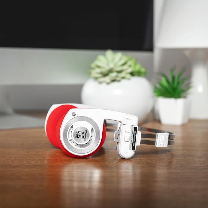 Koss Porta Pro Wireless 2.0 Bluetooth Retro Style On-Ear Headphones, 20+ Hour Battery, USB-C Charging, Microphone, Analog Audio Pass Through, Arctic White