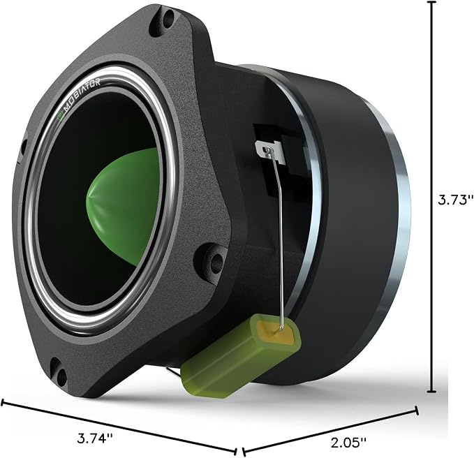 T45B 4” Super Bullet Tweeter | Titanium Diaphragm, 1.5” Voice Coil, 4 Ohm, 700W Max, Built-in Capacitor Pro Audio High Frequency Driver (Single)