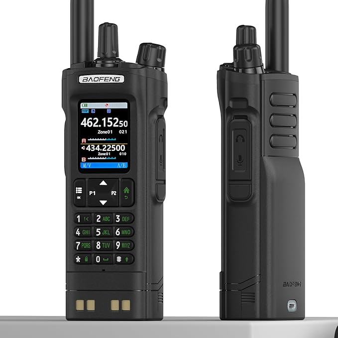 BAOFENG UV32 Radio 10W Walkia Talkie GPS Two Way Raido USB-C Charging Multi-Band FM/AM UV-32 Handheld Radio