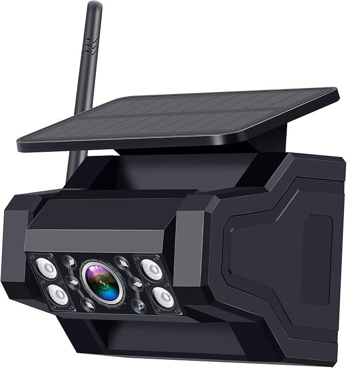 Magnetic Solar Backup Camera Portable for Pemacom P15 System - Easy Install Night Vision Waterproof
