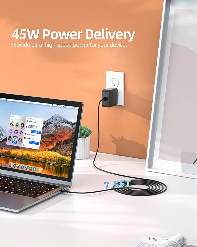45W USB-C Power Adapter Fit for T-Mobile 5G Home Internet Wi-Fi Gateway - Fit for Arcadyan KVD21, Sagemcom Fast 5688W, TMO-G4AR TMO-G4SE, TP-Link, GL.iNet Portable Travel Router Hotspot Charger