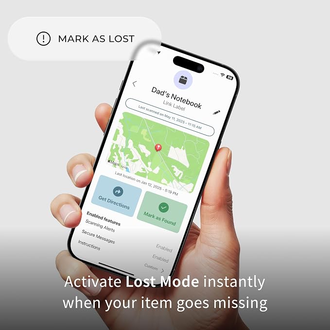 Pebblebee Rechargeable Item Tracker - Clip 5 & Link | 12 Month Battery Life | Compatible with iOS & Android Find My Apps | LED & Sound Alerts