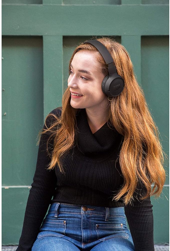 JBL Tune 510BT: Wireless On-Ear Headphones with Purebass Sound - Black