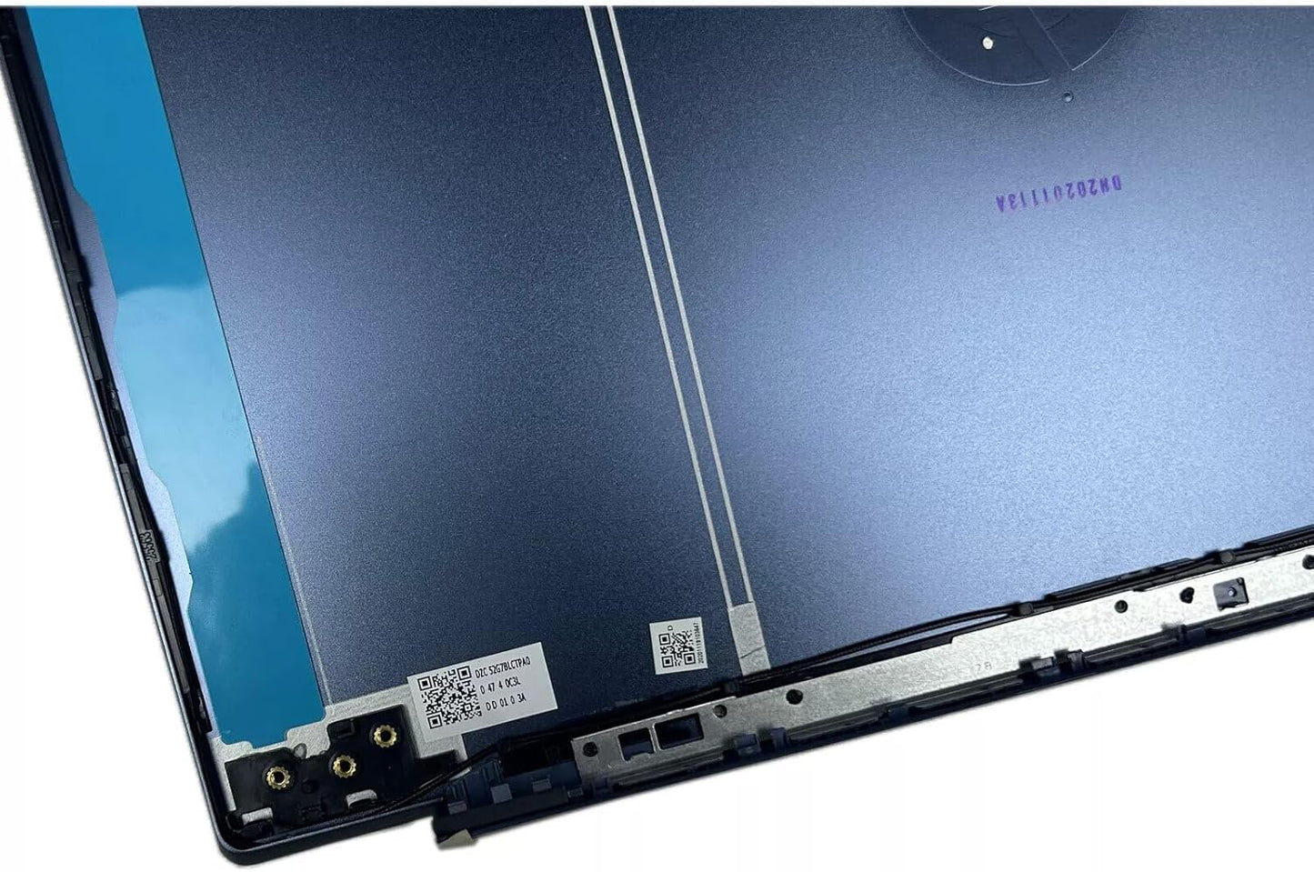New Replacement Laptop LCD Cover Back Rear Top Lid/LCD Back Cover with Hinges for HP 15CS 15-CS 15-CW 15T-CS 15Z-CW Series L51799-001 Fog Blue (A+H for HP 15-CS 15-CW)