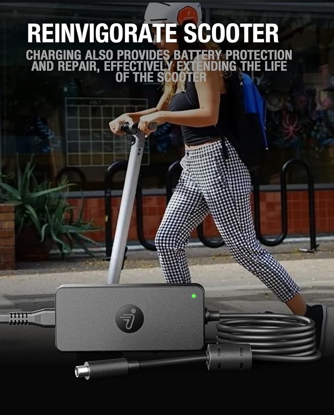 42V AC/DC Adapter Compatible with Segway Ninebot MAX G30P G30LP G30LE KickScooter ES1 ES2 ES2L ES3 Pro ES4 E22 E25 E45 Air T15 G30 G30D 36VDC Battery miniLITE BCTA+714201700 1.7A 71W Power