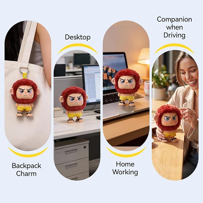 AI Robot,AI Companion & Emo Robot, Plush Interactive Toy Figure, Artificial Intelligence Product, Long-Distance Relationship Robot Gift for All Ages.