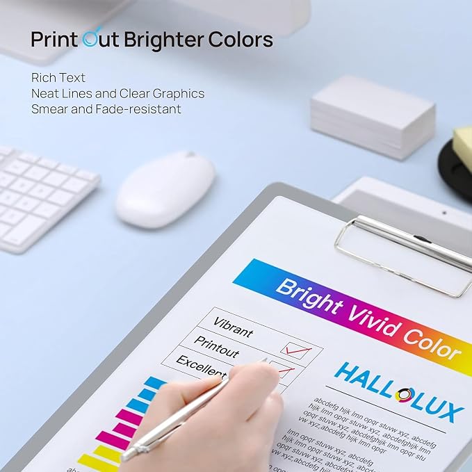902XL Ink Cartridges Compatible for HP 902XL Ink Combo Pack, for HP Printers OfficeJet Pro 6978 6960 6968 6954, OfficeJet 6962 6958 6950, 4 Packs