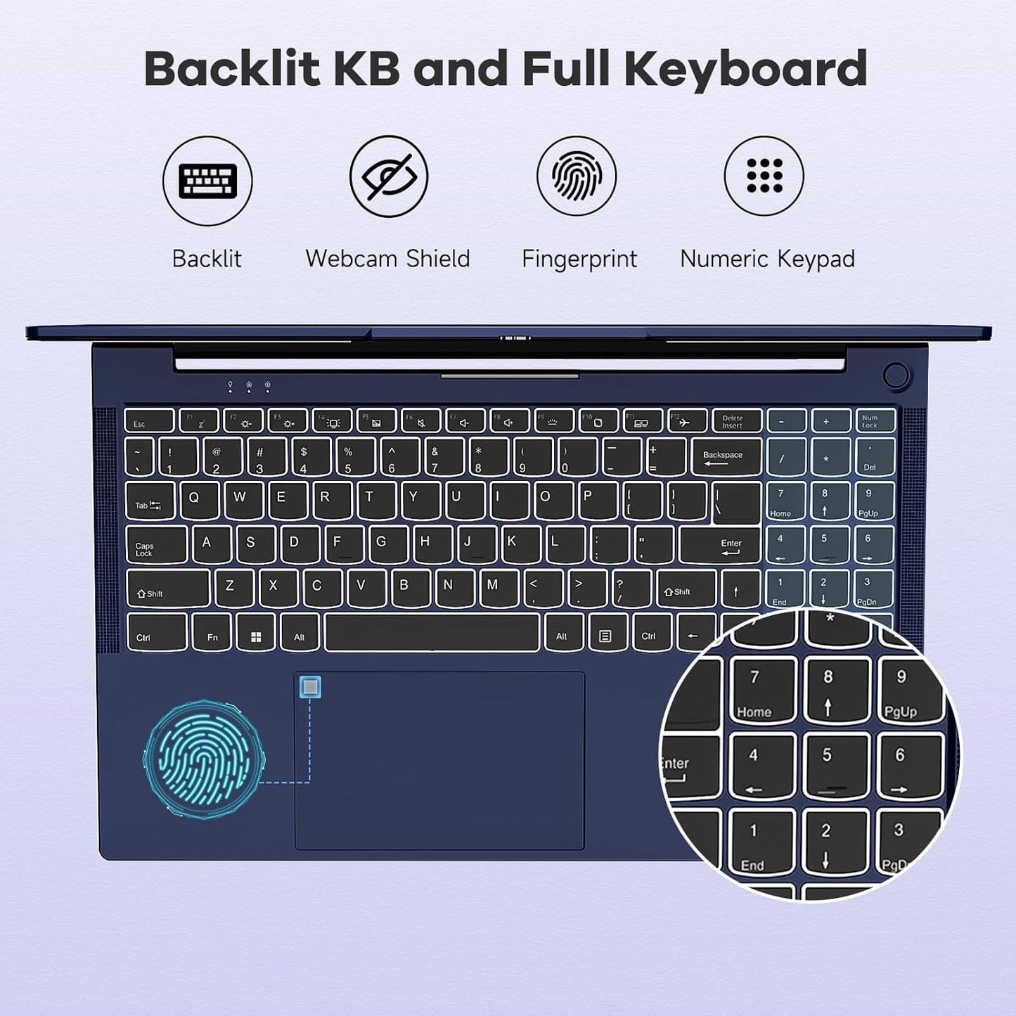 NIMO 15.6" IPS FHD-Gaming-Laptop, AMD Ryzen 5 6600H 6-Cores 660M GPU 64GB DDR5 RAM 2TB SSD(Beat i7-1165G7, Up to 4.5GHz) Computer with 100W GaN Type C Fingerprint Backlit Keyboard Win 11