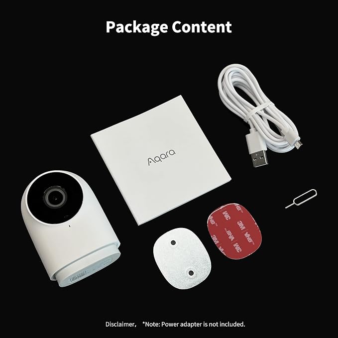 Aqara Security Camera Hub Indoor G2H Pro, 1080p HD HomeKit Secure Video Indoor Camera, Night Vision, Two-Way Audio, Zigbee Hub, Plug-in Cam Works with Alexa, Homekit, Compatible with Google Assistant | WiFi Camera for Baby & Pet, HomeKit Secure Video, ...