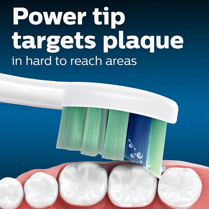 Philips Sonicare for Kids 3+ Genuine Replacement Toothbrush Heads, 2 Brush Heads, Turquoise and White, Compact, HX6032/94 & Genuine C2 Optimal Plaque Control Toothbrush Heads, 3 Brush Heads, White
