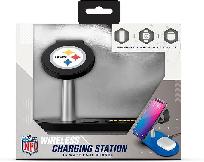 SOAR NFL 3-in-1 Wireless Charging Station