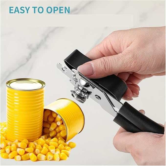 Stainless Steel Multifunctional Manual Can Opener Craft Beer Grip Bottle Opener Kitchen Gadgets