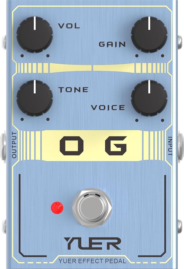 OG,Guitar Pedal,Electric Guitar Effects Pedal for Guitars and Bass Effect Pedals Mini Single Type DC 9V True Bypass
