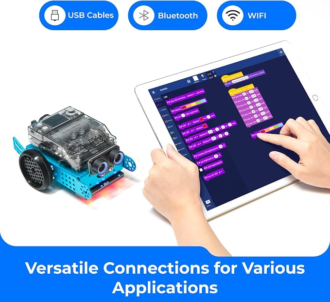 Makeblock mBot2 Coding Robot for Kids, Code Learning Support Scratch & Python Programming, Robotics Kit for Kids Ages 8-14 and up, Building STEM Robot Toys Gifts for Boys Girls