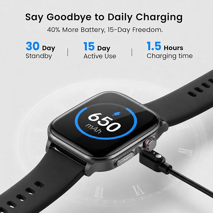 Advanced Smart Watch for Men Women - 2.04" HD Health Smart Watches with Answer/Make Call, 24H Heart Rate Monitor Smartwatch for iOS/Android