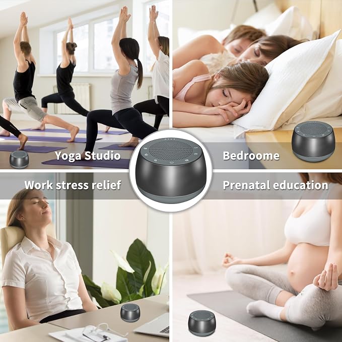 Meditation Sound Machine,Electric Tibet Singing Bowl Machine Frequency Healing Devices,256HZ-432HZ-528HZ Tones Singing Bowl Frequency Generator for Healing with 4 Level Timer,Sound Bowls for Healing