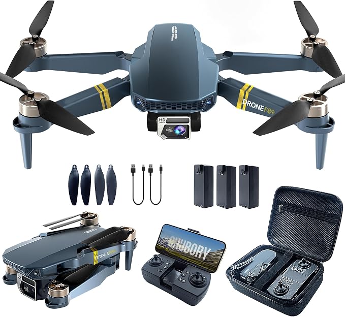 2650 ft Control Range 4K Drone with Camera for Beginners–84 min Flight Time 3 Batteries, WiFi Quadcopter Brushless Motor, Auto Hover, Follow Me