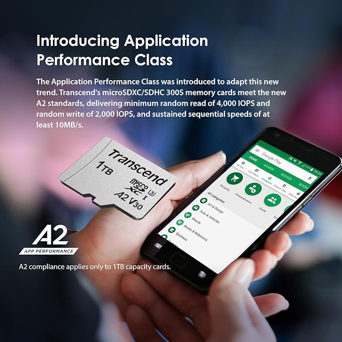 Transcend 32GB microSDXC Micro SD Card A1 UHS-I U1 C10, Up to 100MB/s, Full HD Video Memory Card for Nintendo-Switch/Steam Deck/ROG Ally/MSI Claw/GoPro/DJI/Insta360/Action Camera/Home Camera
