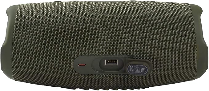 JBL CHARGE 5 - Portable Waterproof (IP67) Bluetooth Speaker with Powerbank USB Charge out, 20 hours playtime, JBL Partyboost (Green)