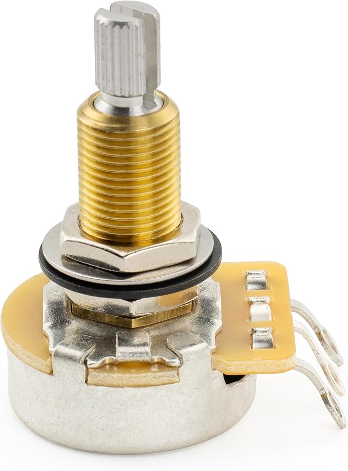 CTS 450 A500K Pot Long Split Shaft 3/4 Inch 10% Audio Taper Potentiometer for Electric Guitar Bass