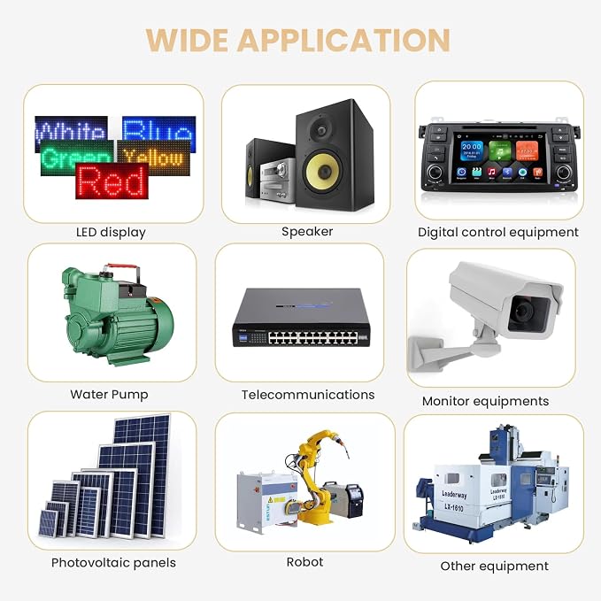 DC 40A 480W 24V to 12V Step Down Converter 12v Buck Converter DC Transformer with Fuse Reducer Power Supply for Vehicle etc