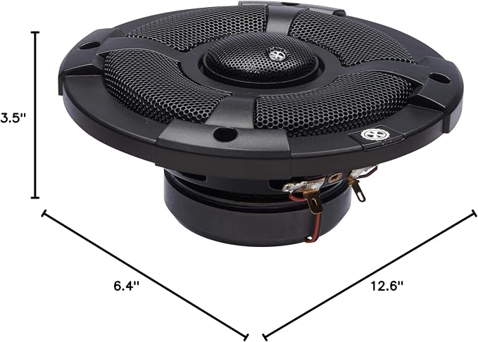 PowerBass XL-52SS - 5.25" Coaxial Powersports/Marine Speakers - Pair