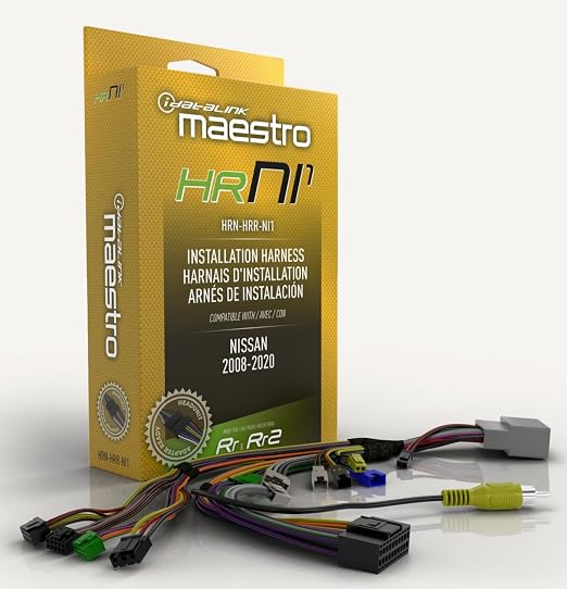 Idatalink Maestro HRN-HRR-NI1 Plug and Play Radio Replacement Harness for Select 2007-2020 Nissan Vehicles (ADS-MRR or ADS-MRR2 Module Required)