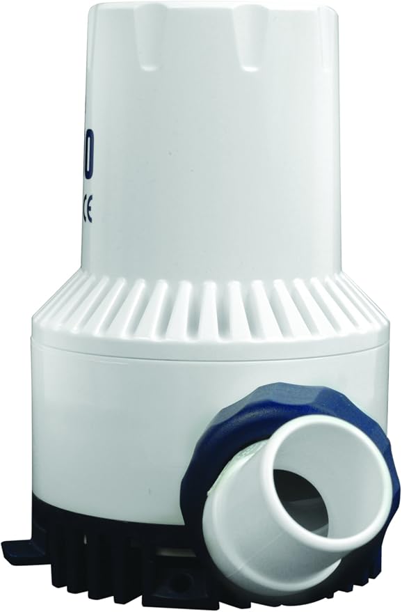 Attwood 4730-4 Heavy Duty 1,700 GPH Fully Submersible Boat Livewell/Baitwell Bilge Pump