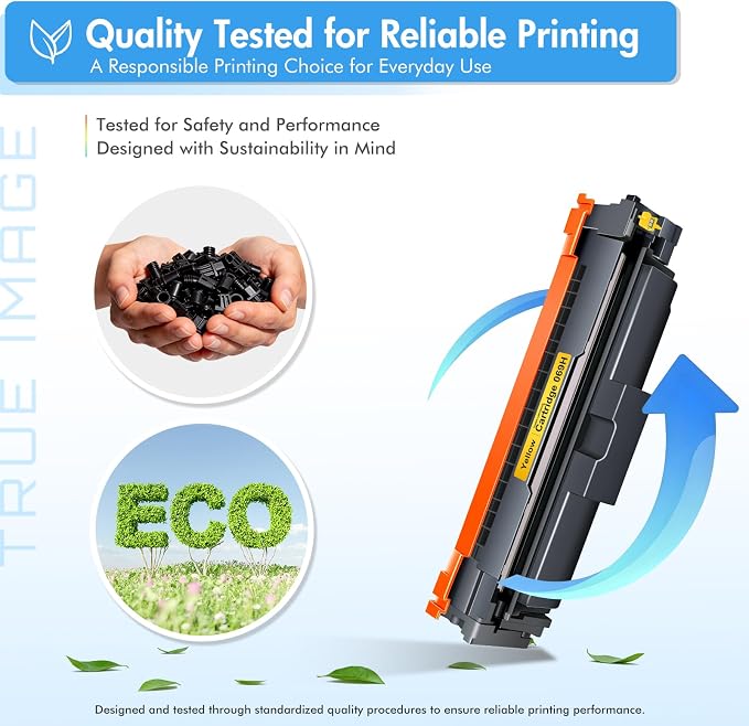 069H 069 Toner Cartridge Set MF753Cdw MF751Cdw MF750C Compatible for Canon 069 069H for Canon Color ImageCLASS LBP674C Series LBP674Cdw MF752Cdw MF756Cx LBP673Cdw M753 M751 Printer Ink B/C/Y/M 4 Pack