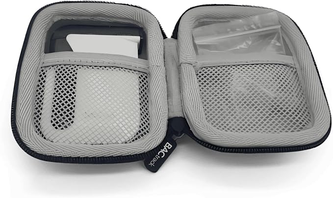 BACtrack Keychain Breathalyzer (Purple) and Carrying Case Bundle